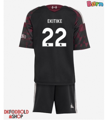 Liverpool Hugo Ekitike #22 Tredje trøje Børn 2026-27 Kort ærmer (+ korte bukser)